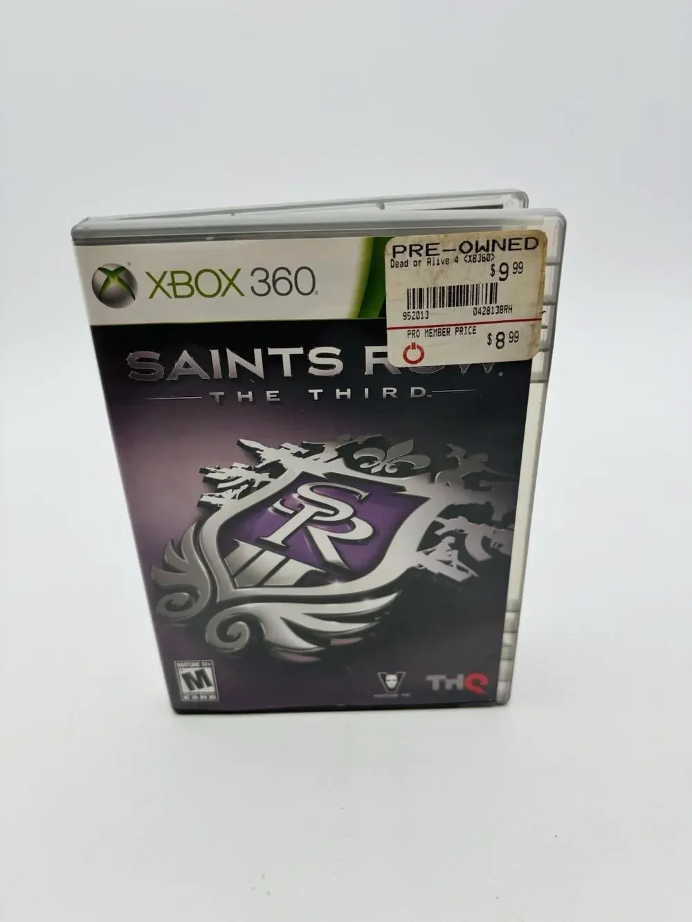 Saints Row The Third XBOX 360 2011 THQ Action Shooter Tested Complete CIB VG